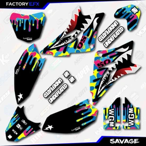 CMYK Savage Racing Graphics Kit fits 06-25 YAMAHA TTR50 TTR 50 decal - Picture 1 of 2