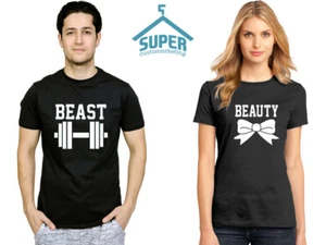 Paar T-Shirt - Die Schöne und das Biest - Liebe passende Shirts - Paar T-Shirt - Bild 1 von 10