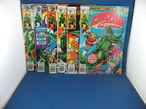 4 GODZILLA 7,8,17,20, MID GRADE MARVEL 1978 1979 - Picture 1 of 1