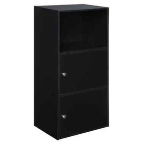 Designs2go Black Storage Cabinet - Picture 1 of 7
