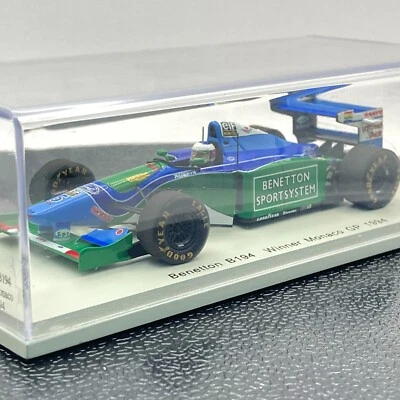 SPARK 1/43 Benetton B194 Winner Monaco GP 1994 Michael Schumacher resin S4481 - Image 1 of 4