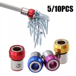 5/10X Screwdriver Head Strong Magnetic Ring 1/4" 7mm Screw Pick Up Tool US Stock - Picture 1 of 26