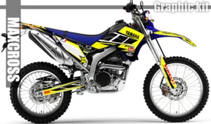 YAMAHA WR250R WR250X ALL YEARS MAXCROSS GRAPHICS KIT DECALS STICKERS FULL YMH2 - Picture 1 of 2