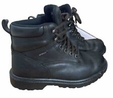 Men’s Wolverine Floorhand Waterproof Steel Toe Work Boots W10694 Black Size 10.5