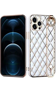 iPhone 12 Pro Case Glitter Sparkle [Full Camera Lens... - Picture 1 of 7