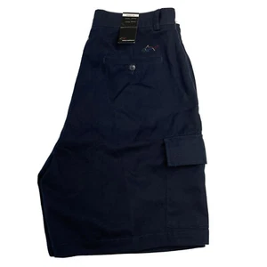 Greg Norman Men's Size 34 Blue Fairway Shorts Attack Life Cotton Blend A1 BNWT - Picture 1 of 8