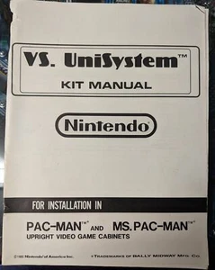 Pac-Man Ms. Pac-Man- Nintendo - Manual - Schematics - Instructions - Book - Picture 1 of 7