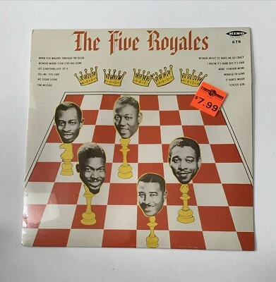 The Five Royals The "5" Royals King 678 EX ! 1987 Pressing Sealed Mint Record B - Image 1 of 2