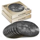 8 x Boxed Round Coasters - BW - Digital Cyber Computer Surface #42407