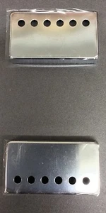 Mighty Mite Gibson Style Pickup Covers in Chrome Set of 2 - Picture 1 of 1