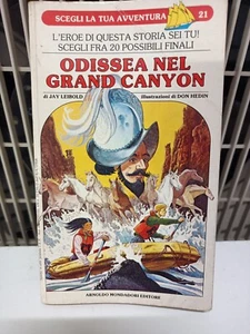 LIBROGAME ODISSEA NEL GRAND CANYON SCEGLI LA TUA AVVENTURA 21 LIBRO GAME - Imagen 1 de 4