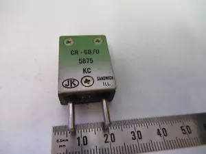 CR-68/U WWII JK CTS Quarz Kristall FT-243 5875 Kc Frequenz Radio Amateur S1-B35 - Bild 1 von 5