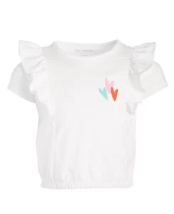 NWT Epic Threads Toddler Girls Heart Ruffle T-Shirt - Picture 1 of 1
