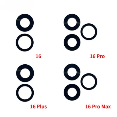 Rear Back Camera Glass Lens Replacement for iPhone 16/16 Pro/16 Pro Max/16 Plus - Image 1 of 4