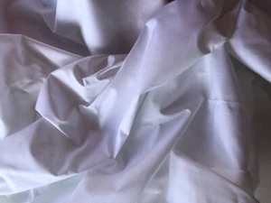 Baumwollstoff Meterware Vorhangstoff Tischdeckenstoff Futterstoff 300 cm br weiß - Bild 1 von 5