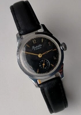 Raketa 2603 Structured Dial Vintage Original Soviet Watch PCHZ 1960s - Image 1 of 4
