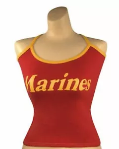 Nuova canotta donna Rothco rossa MARINES abbigliamento militare camicia 2XL 4376 - Foto 1 di 1