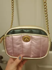 Coach small Camera Bag crossbody Color Block. New with tags. - Picture 1 of 7