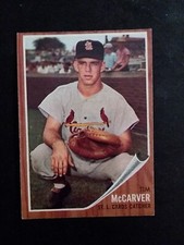 1962 topps Tim McCarver card no. 167