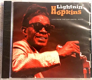 LIGHTIN' HOPKINS Live from the Ash Grove... Plus! *Sealed* CD w/ Bonus Tracks - Imagen 1 de 2