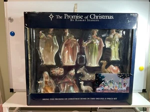 Robert Stanley The Promise Of Christmas Nativity Large Deluxe 2016 Set 11 Piece - Picture 1 of 7