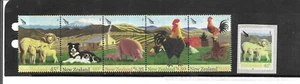 NEW ZEALAND 2005. FARMYARD ANIMALS STRIP. MINT FULL GUM. AS PER THE SCAN. - Picture 1 of 3