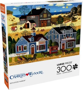 - Charles Wysocki - Devilstone Harbor - 300-teiliges Puzzle für Erwachsene - Chal - Bild 1 von 12
