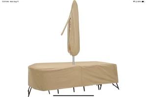 Protective Covers Weatherproof Patio Table and Chair Set Cover For 80”-96 Table - Picture 1 of 4
