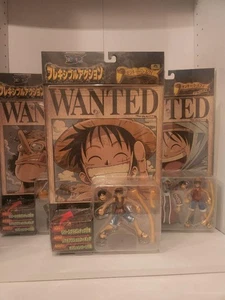 One Piece Flexible Action Figuren Luffy×2, Usopp & Chopper unbenutzt - Bild 1 von 4