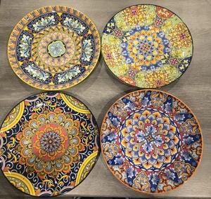 Vancasso JASMIN Plato de Cena Juego de 4 Platos de Gres Redondos Grandes Platos - Imagen 1 de 3