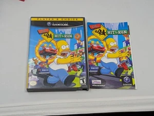 Case & Manual Only The Simpsons: Hit & Run (GameCube, 2003) No Game - Picture 1 of 6