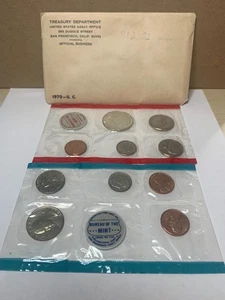 1970 US Uncirculated Mint Set in Original Envelope - Free S/H - Picture 1 of 6