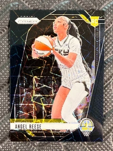 2024 Panini WNBA Prizm Angel Reese RC #10 Black Velocity Prizm /39 Color Match - Picture 1 of 2