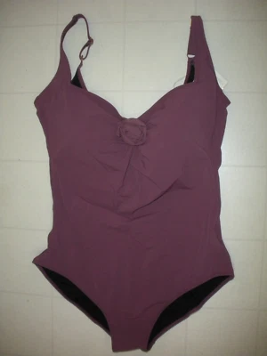 Купальник цельный GOTTEX Mauve Rose Bud Sweetheart стиль шеи размер 18 новый с Ярлыками - Изображение 1 из 2