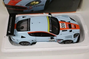 Aston Martin DBR Le Mans 2008 24hr . Gulf Colours No.009 AUTOart 1/18 Scale - Picture 1 of 5