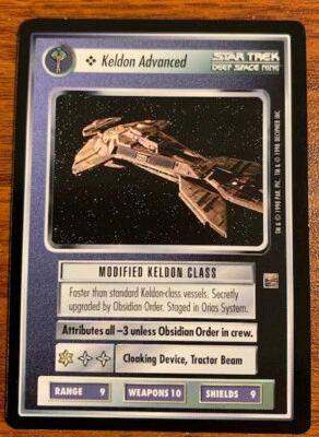 1998 Decipher Star Trek The Dominion Keldon Advanced Free Shipping - Image 1 of 2