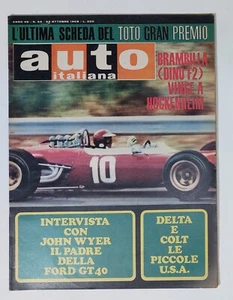 50484 Auto italiana a. 49 nr 43 1968 - Ferrari Dino F2 - Ford GT 40  - Imagen 1 de 1