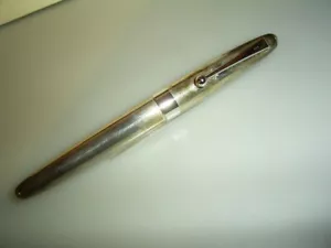 ***SALE!*** NAMIKI Art Craft Silver fountain pen - Picture 1 of 7