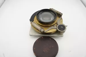 5x8 B & L-ZEISS Tessar Series 11B Large Format Barrel Lens, IN OLD SHUTTER - Picture 1 of 5