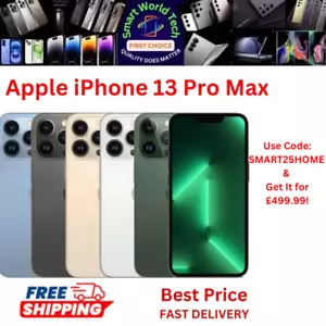 Apple iPhone 13 Pro Max 128GB 6.7" Unlocked Smartphone Pristine Condition A+ - Picture 1 of 13