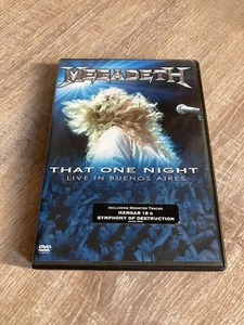 Megadeth That One Night Live In Buenos Aires DVD Metallica Kreator Sodom - Bild 1 von 3