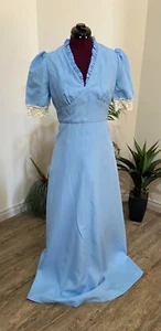 Vintage 70’s Size S Womens Maxi Dress - Picture 1 of 3