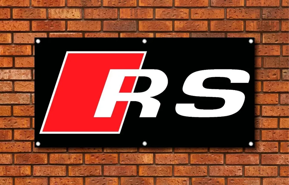 Banner de garaje Audi RS 2' X 4' pies Foto 1 de 1