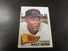 1965 Topps # 109 Walt Bond Card Houston Astros