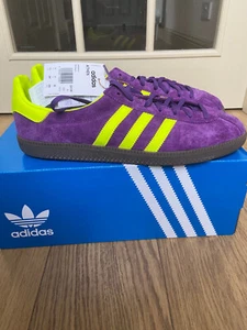Adidas Originals Athen Trainers Purple/Yellow SZ 11 2022 Size Exclusive Oasis - Picture 1 of 9