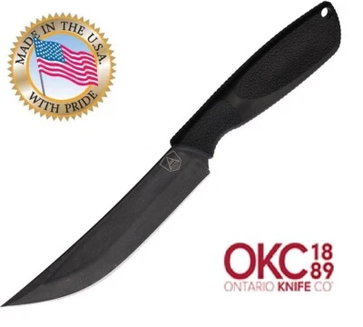 Ontario Combat knife Made in USA Black Steel Blade Spec Plus Alpha - Image 1 of 4