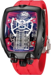 Luxury Waterproof Supercar-Themed Automatic Skeleton Watch for Men (FM666) - Picture 1 of 11