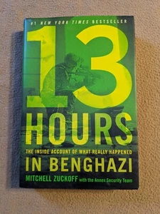 13 Hours, Mitchell Zuckoff, SIGNED, 1st Edition/5th Printing, 2014, HC/DJ - Picture 1 of 16