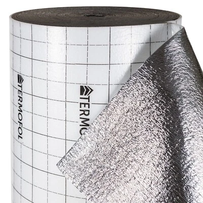 Alu Isolierung Fußbodenheizung Fußbodenisolierung Dämmschaummat Heizungs 7mm - Image 1 of 3