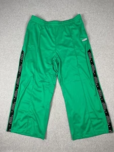 No Fear Jogginghose Herren 2XL Grün Druckknopf Abreißen Weites Bein Baggy Y2K - Bild 1 von 14